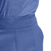 Electric Purple - White Cross Jogger Scrub Pant - Detail View