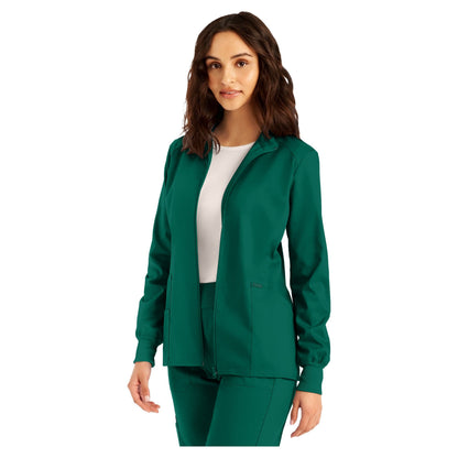 Landau ProFlex Women's 3-Pocket Scrub Jacket