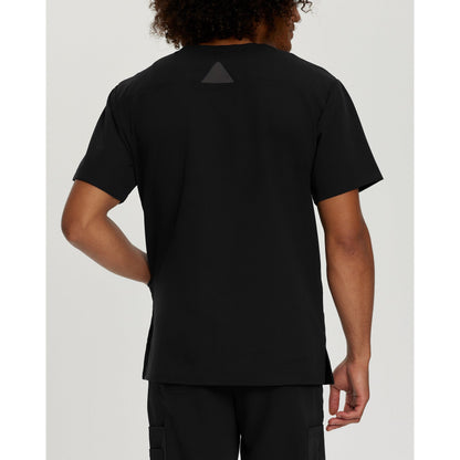 White Cross V-Tess Men's 3-Pocket V-Neck Scrub Top