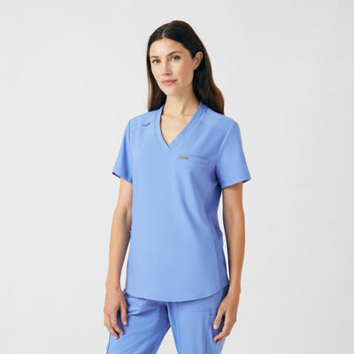 Women's 2 Pocket Forward Scrub Top