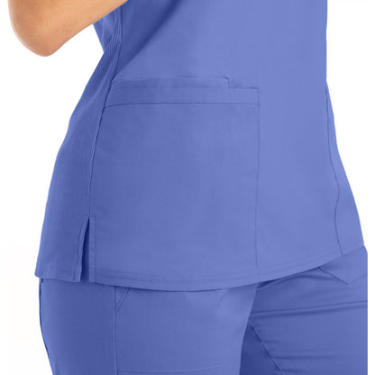 Landau ProFlex Women's 3-Pocket V-Neck Scrub Top
