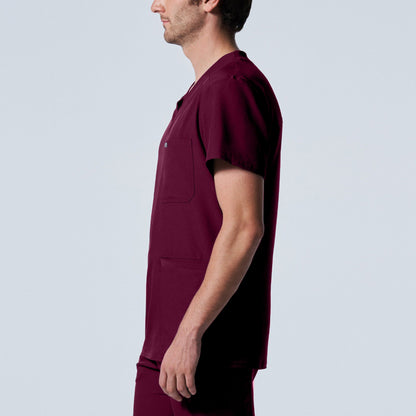 Landau Forward Men's 4-Pocket V-Neck Scrub Top