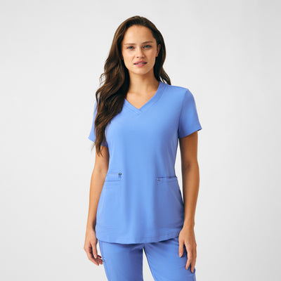 Women's 3 Pocket CRFT Scrub Top