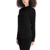 Black - White Cross CRFT Women's 3-Pocket Quarter-Zip Pullover Top - Side View