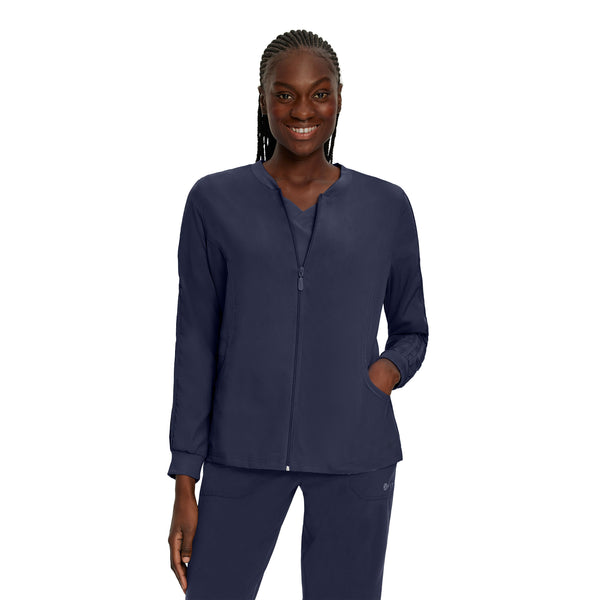 Women's 2 Pocket FIT Warm-Up Scrub Jacket