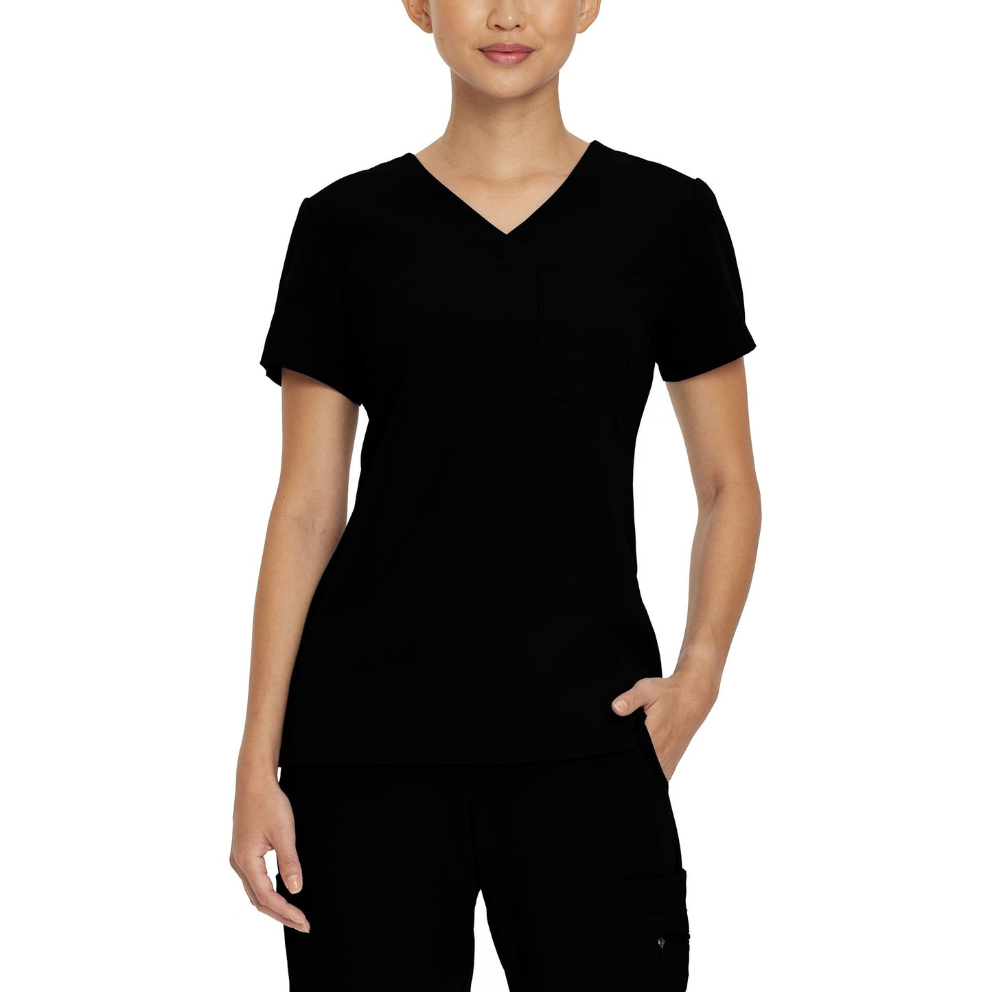 White Cross V-Tess Women's 1-Pocket V-Neck Scrub Top SALE