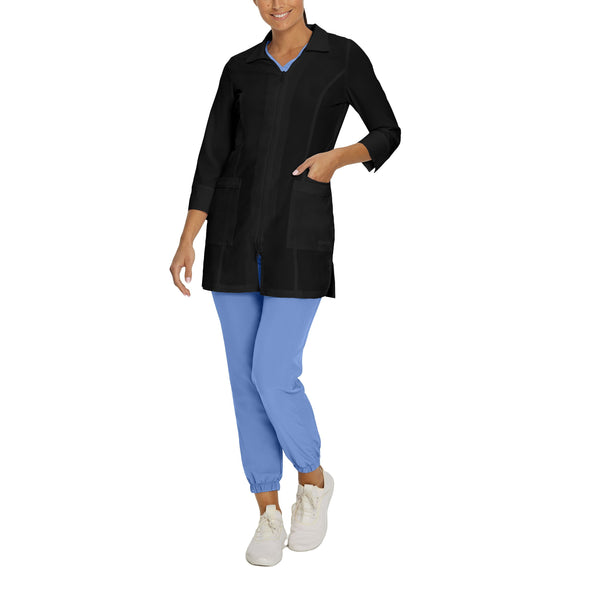 Women's 3 Pocket FIT Mid-Length Lab Coat