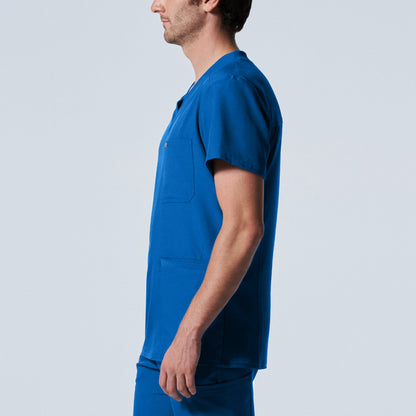 Landau Forward Men's 4-Pocket V-Neck Scrub Top
