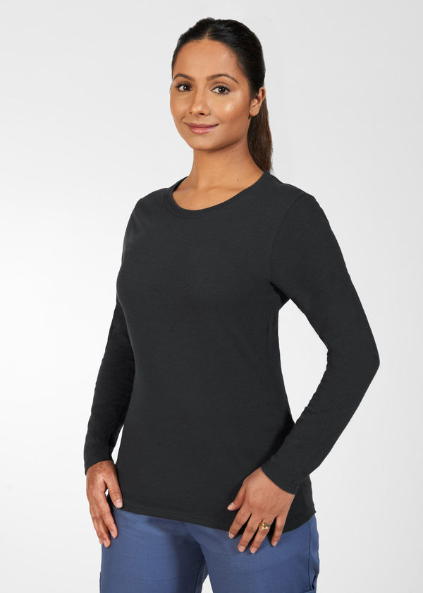 MOBB Ladies Long Sleeve Tee Scrub Top LT101
