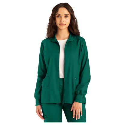 Landau ProFlex Women's 3-Pocket Scrub Jacket