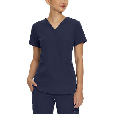 Women's 3 Pocket V-Tess Scrub Top