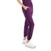 Sugar Plum/Black - White Cross CRFT Women's Jogger Scrub Pant - Side View