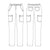 White Cross DUO Scrubs Women's Scrub Pants