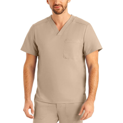 Landau ProFlex Men's 2-Pocket V-Neck Scrub Top