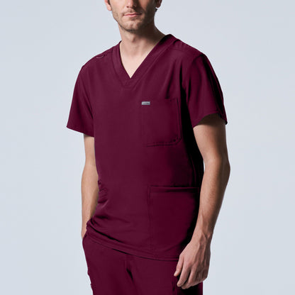Landau Forward Men's 4-Pocket V-Neck Scrub Top
