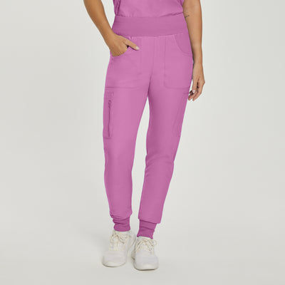 Landau Forward Women's 7 Pocket Cargo Jogger Scrub Pant for Nursing