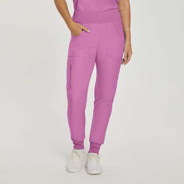 Landau Forward Women's 7 Pocket Cargo Jogger Scrub Pant for Nursing