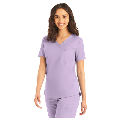 Landau ProFlex Women's 2-Pocket V-Neck Scrub Top