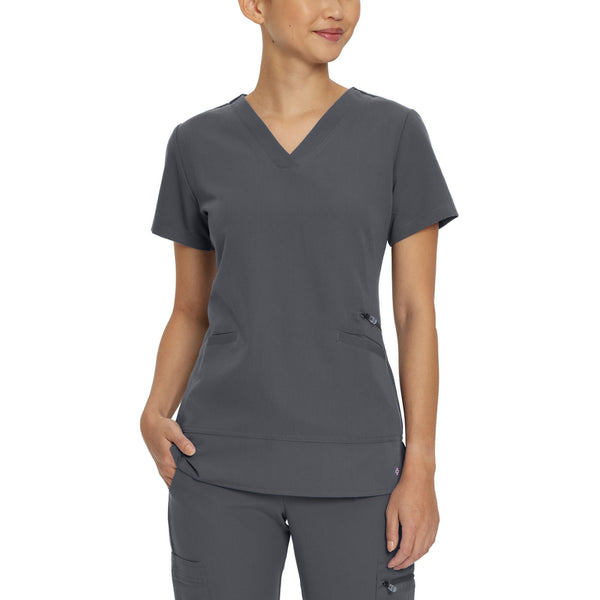 Women's 3 Pocket V-Tess Scrub Top