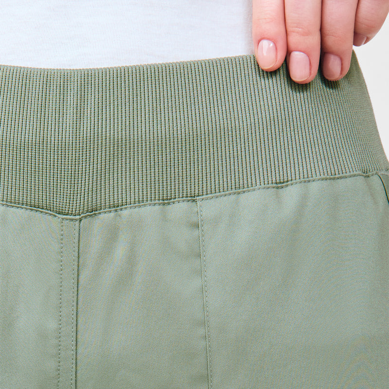 Seagrass - Landau ProFlex Women's 5 Pocket Cargo Scrub Pant for Nursing