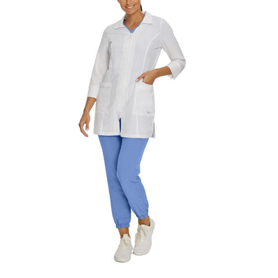 Women's 3 Pocket FIT Mid-Length Lab Coat