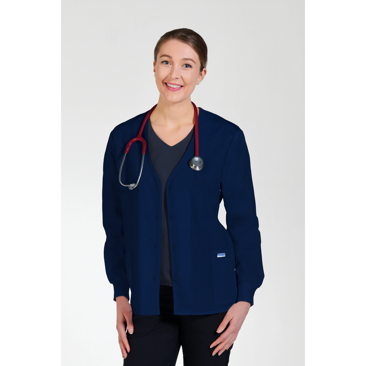 MOBB Ladies Button Front Warm-Up Jacket – AP-UNIFORMS