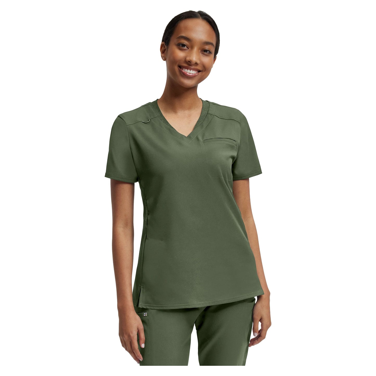White Cross VIBE Women's 2-Pocket V-Neck Scrub Top