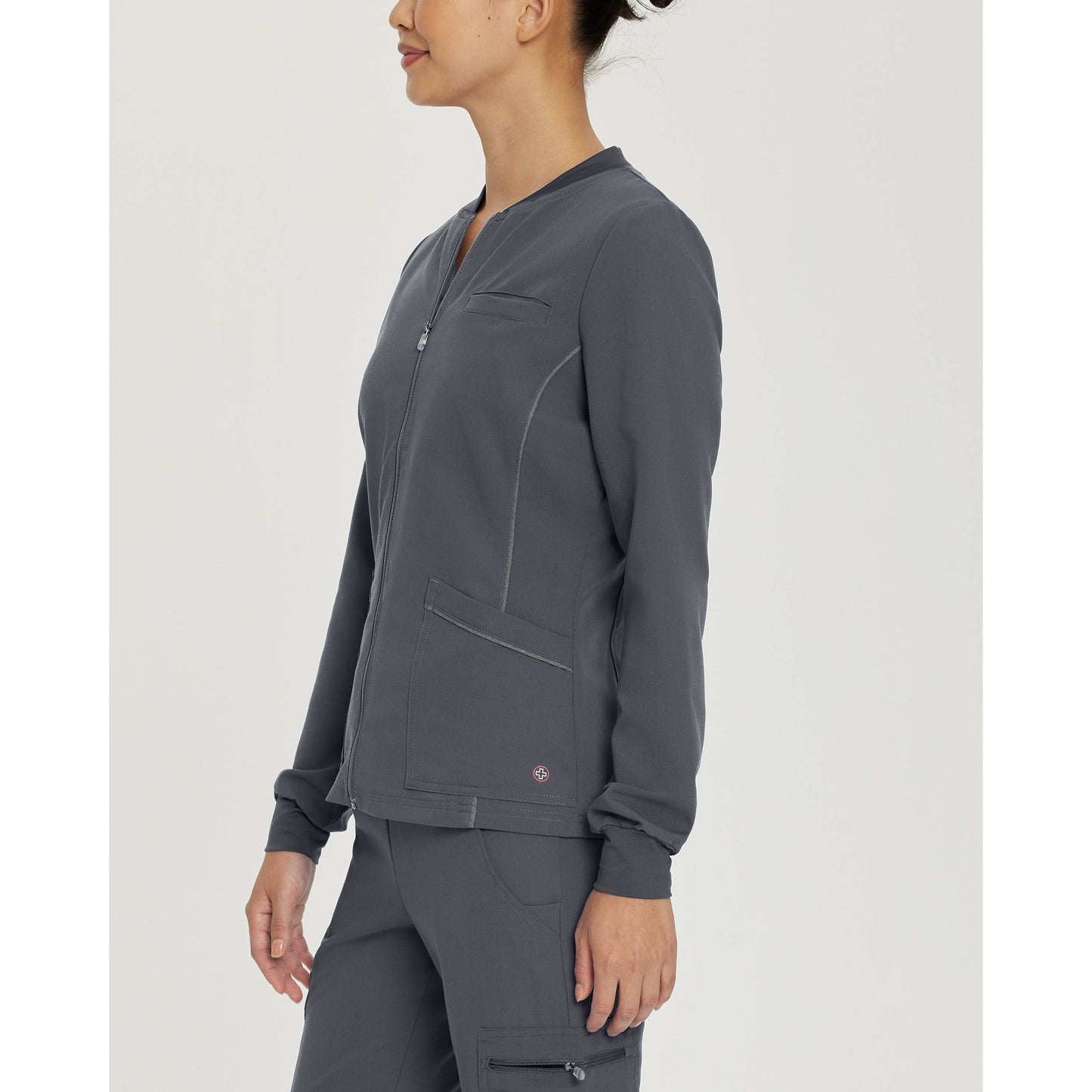 White Cross V-Tess Women's 3-Pocket Warm-Up Scrub Jacket SALE