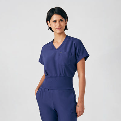 Women's 2 Pocket Forward Scrub Top