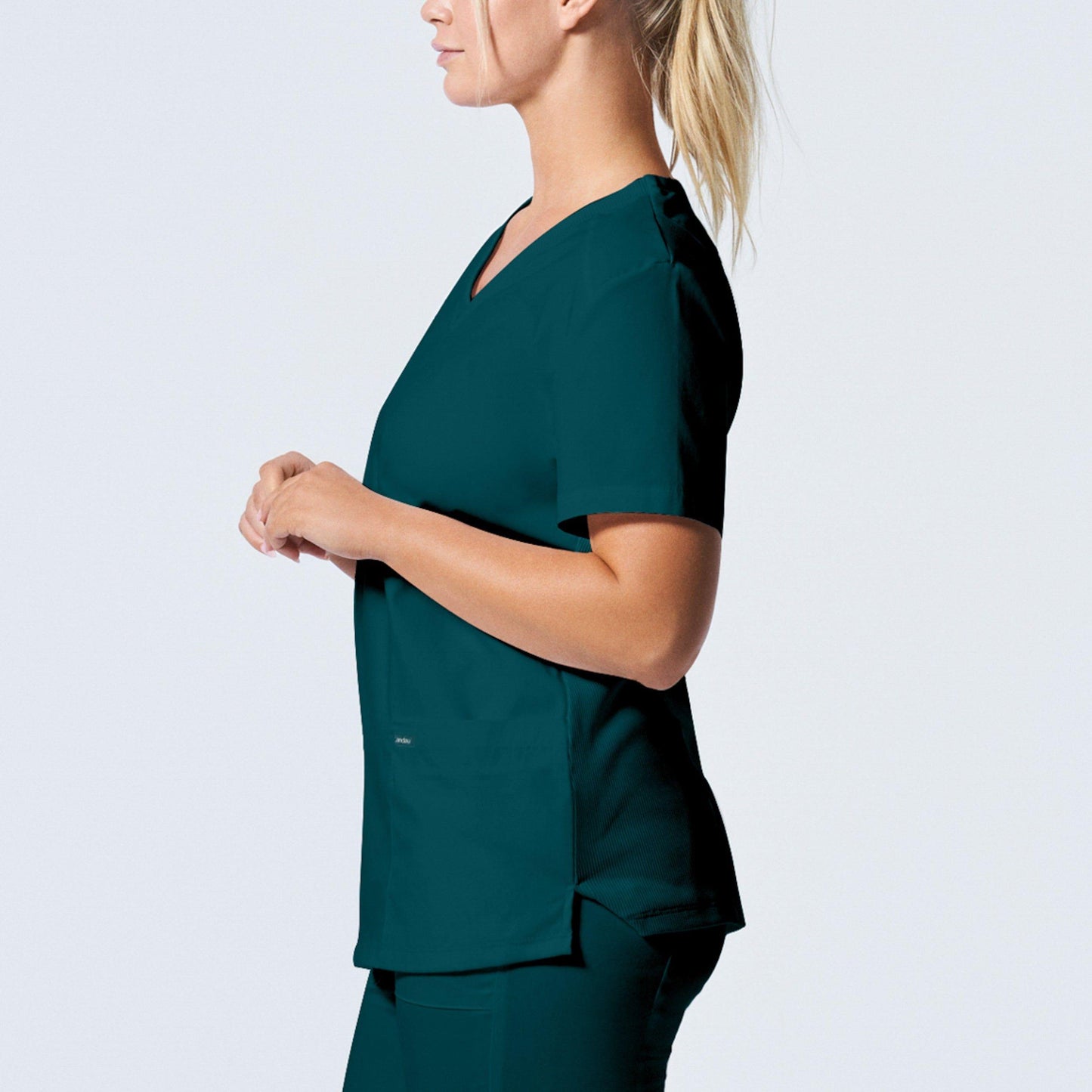 Landau ProFlex Women's 3-Pocket V-Neck Scrub Top