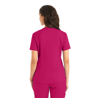 Landau ProFlex Women's 2-Pocket V-Neck Scrub Top