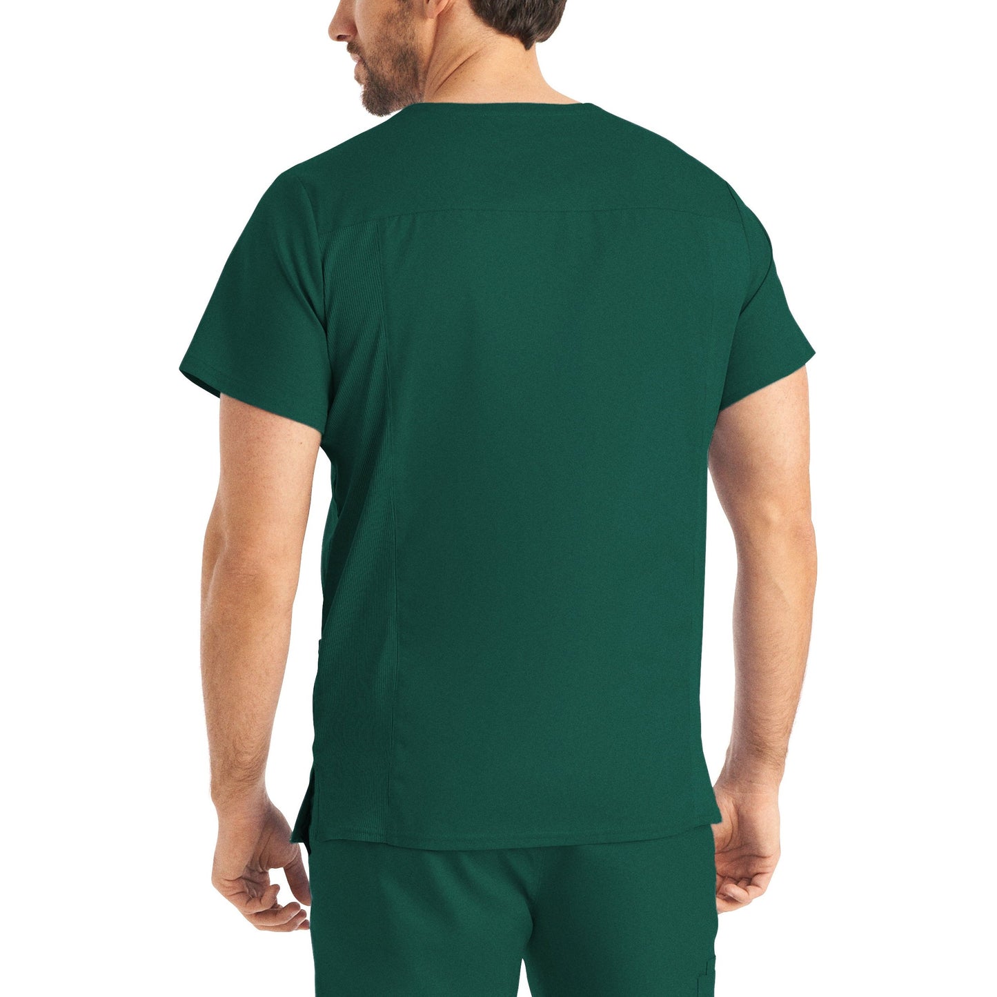 Landau ProFlex Men's 4-Pocket V-Neck Scrub Top
