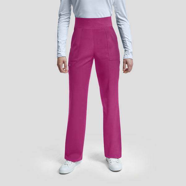 Women's 6 Pocket VIBE Straight Leg Scrub Pants